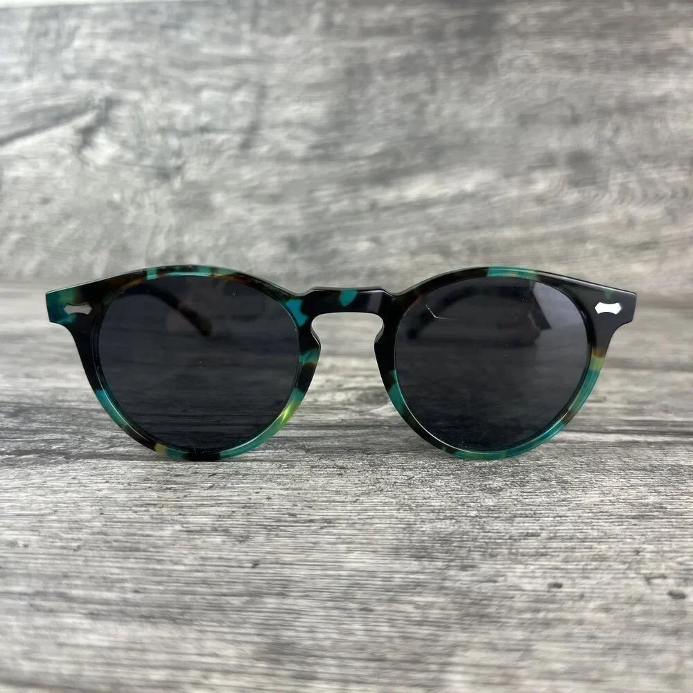 Carfia CA5288 Blue Green Tortoise Acetate Sunglasses Col.N04 Polarized 48-22-145